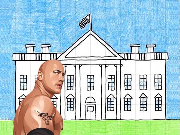 The Rock and the White House
