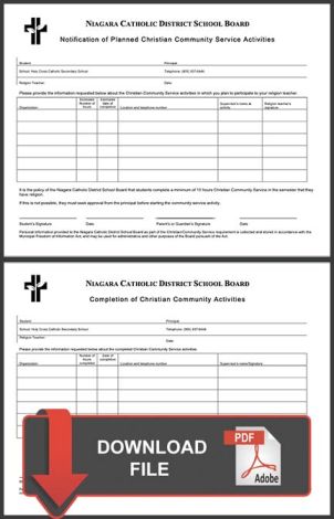 Christian Community Service Forms